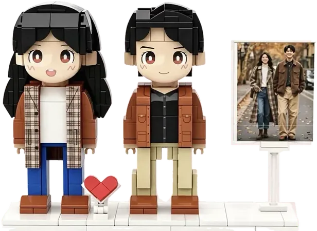 คู่รักพร้อมโพลารอยด์